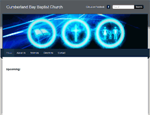 Tablet Screenshot of cumberlandbaybaptist.com